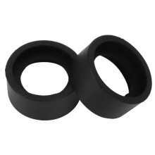 Oumefar 2 stuks oculairafdekking verrekijker oogschelpen standaard oculair rubberen beschermer oogbeschermers cups om impact te verminderen 36 mm dia