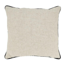 Saro Lifestyle 7310.BK20SD 20 in. Square Toscana Daydream Down Filled Down Filled Throw Pillow with Piping, Black