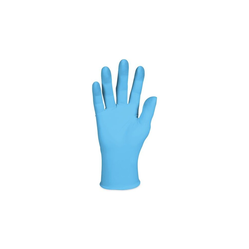 Kleenguard Kcc54187ct G10 Comfort Plus Blue Nitrile Gloves, Light Blue - Medium - Pack Of 10 036000541878