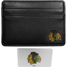 Siskiyou HWW10BMP Chicago Blackhawks Weekend Wallet & Money Clip, Black - One Size