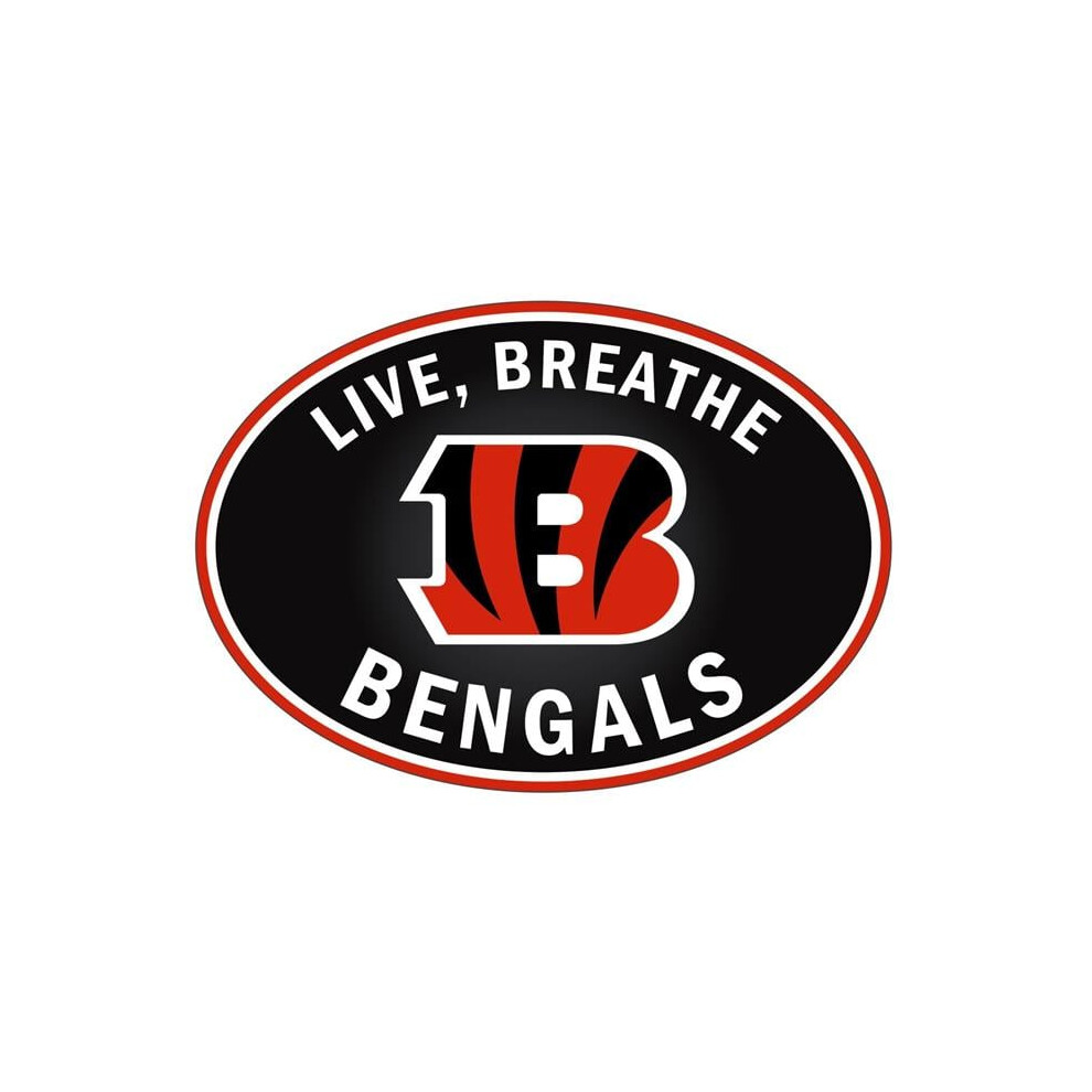 Siskiyou Sports Flbd010 Nfl Cincinnati Bengals Live-Breath Auto Decal - One Size 754603679889