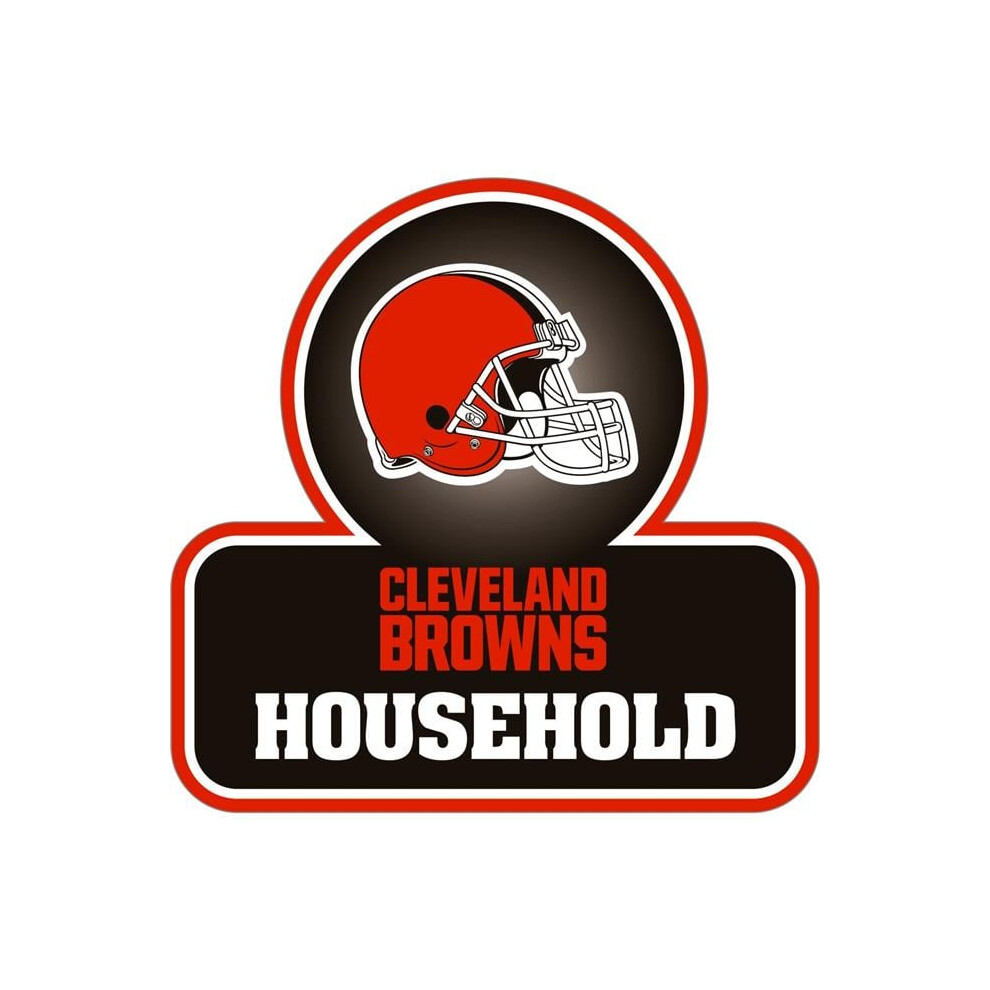 Siskiyou Sports Fhhd025 Nfl Cleveland Browns Household Auto Decal - One Size 754603443435
