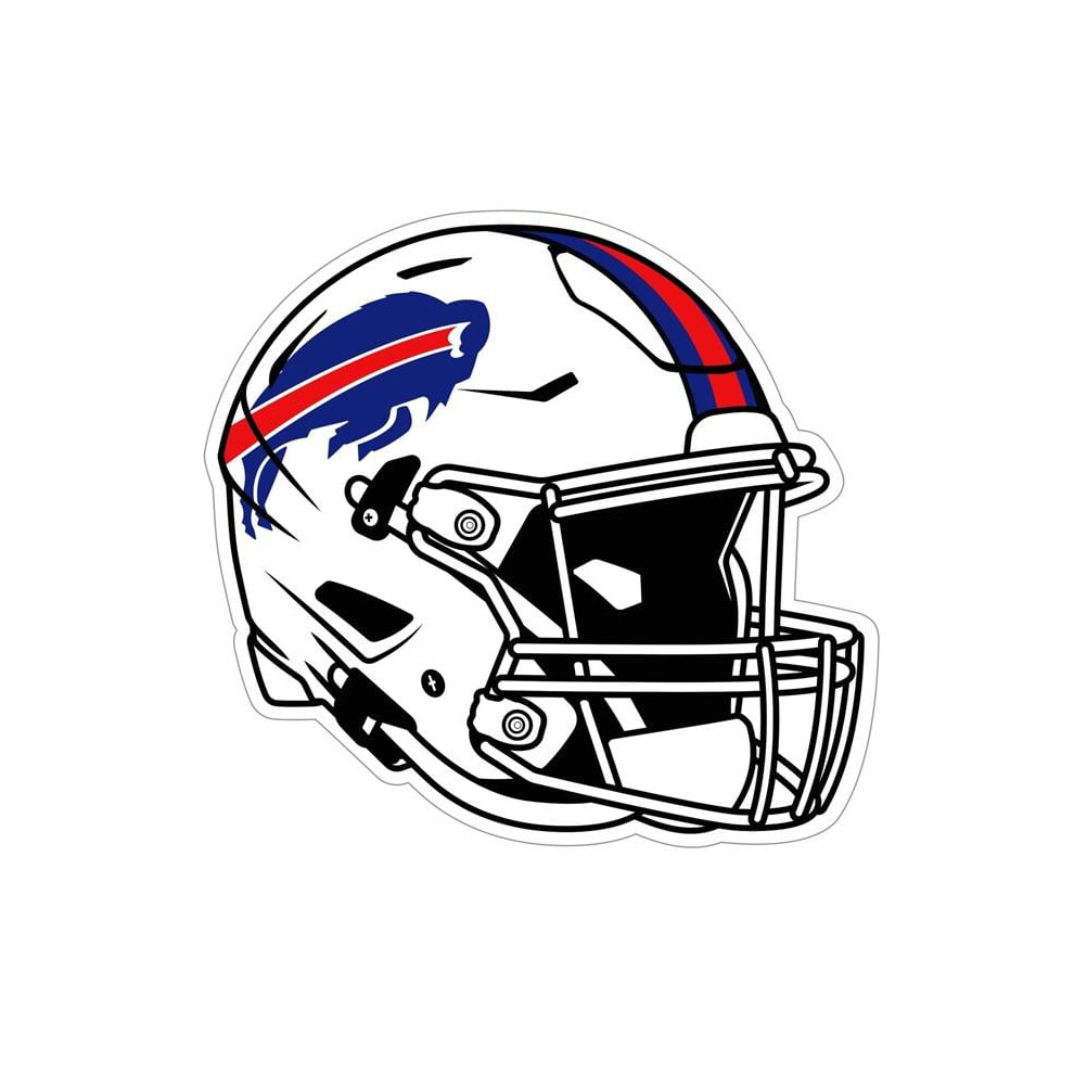 Siskiyou Sports Fhmd015 Nfl Buffalo Bills Helmet Auto Decal - One Size 754603509537