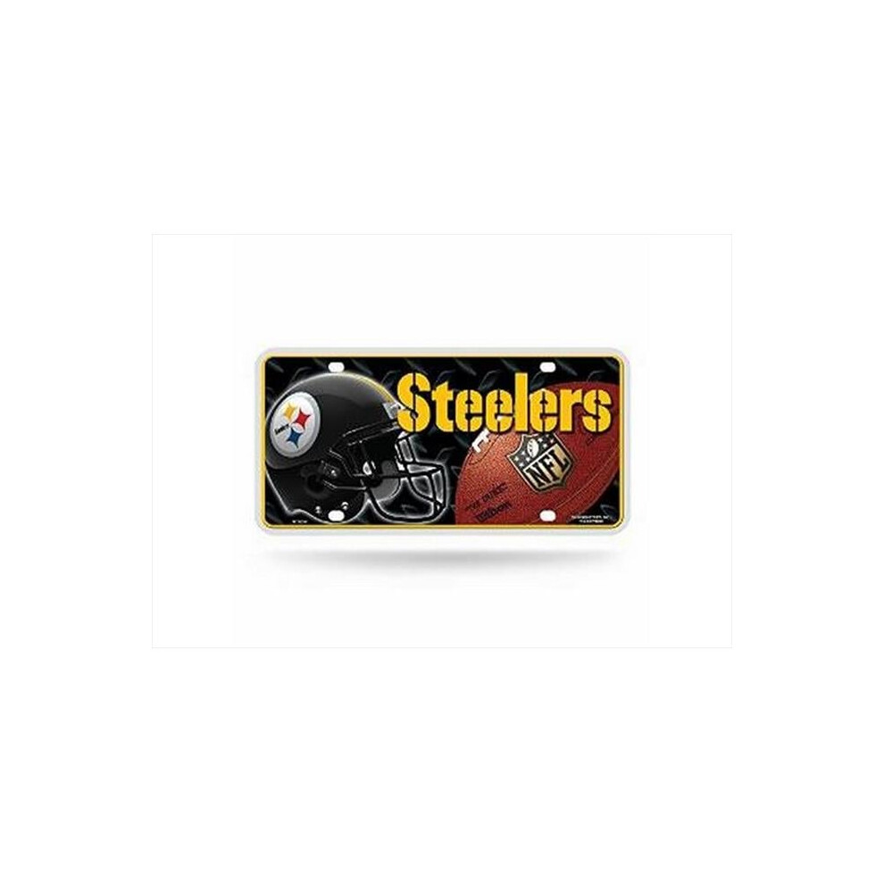 Rico Nfl Pittsburgh Steelers License Plate Tag 094746307646