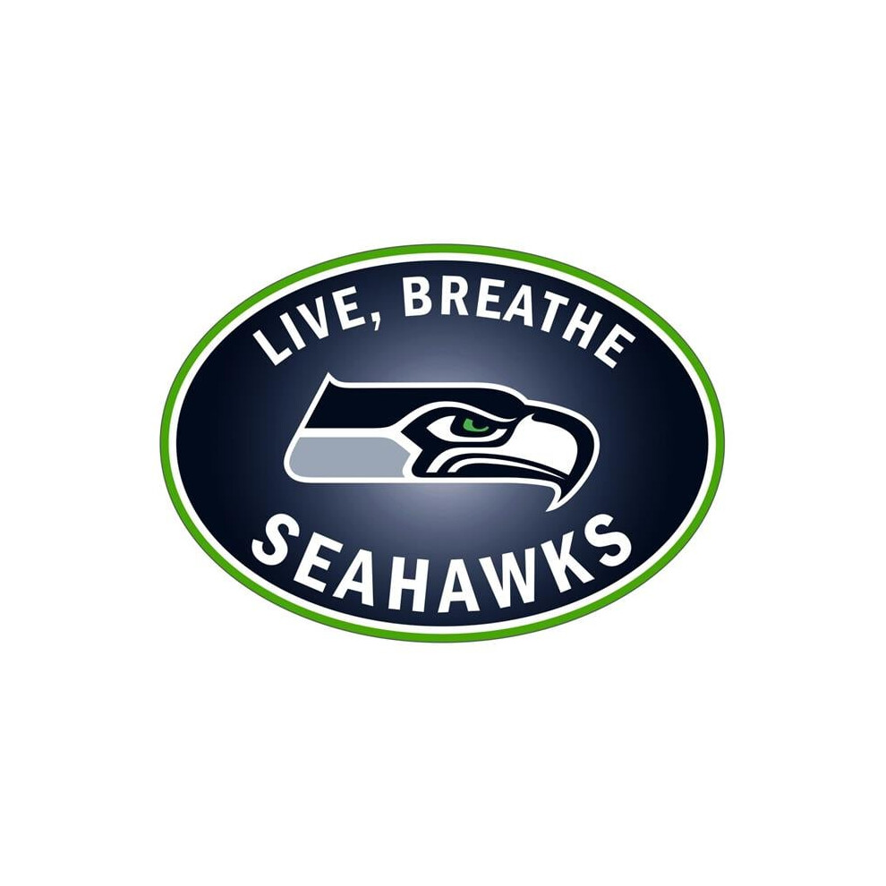 Siskiyou Sports Flbd155 Nfl Seattle Seahawks Live-Breath Auto Decal - One Size 754603340512
