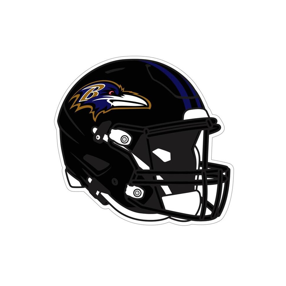 Siskiyou Sports Fhmd180 Nfl Baltimore Ravens Helmet Auto Decal - One Size 754603498206