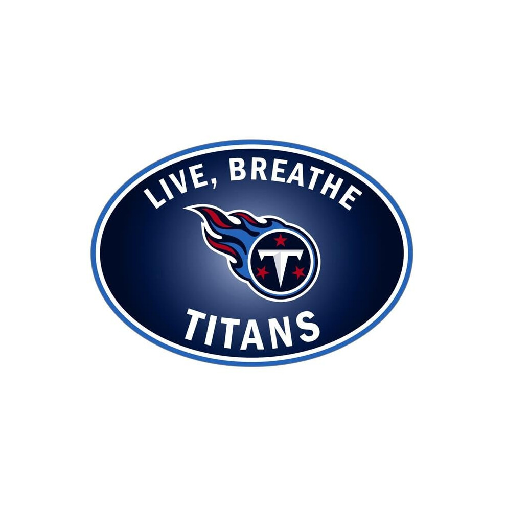 Siskiyou Sports Flbd185 Nfl Tennessee Titans Live-Breath Auto Decal - One Size 754603341366