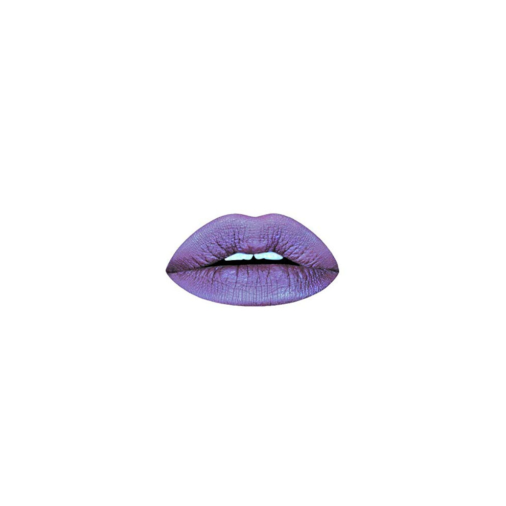 Aromi Violet Plum Metallic Liquid Lipstick | Dark Purple Lip Color With A Shimmery Finish Vegan Cruelty-Free Long-Lasting And Smudge Proo
