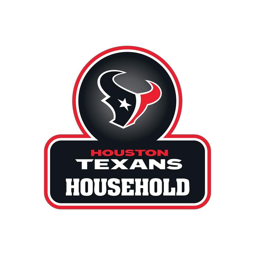 Siskiyou Sports Fhhd190 Nfl Houston Texans Household Auto Decal - One Size 754603439957