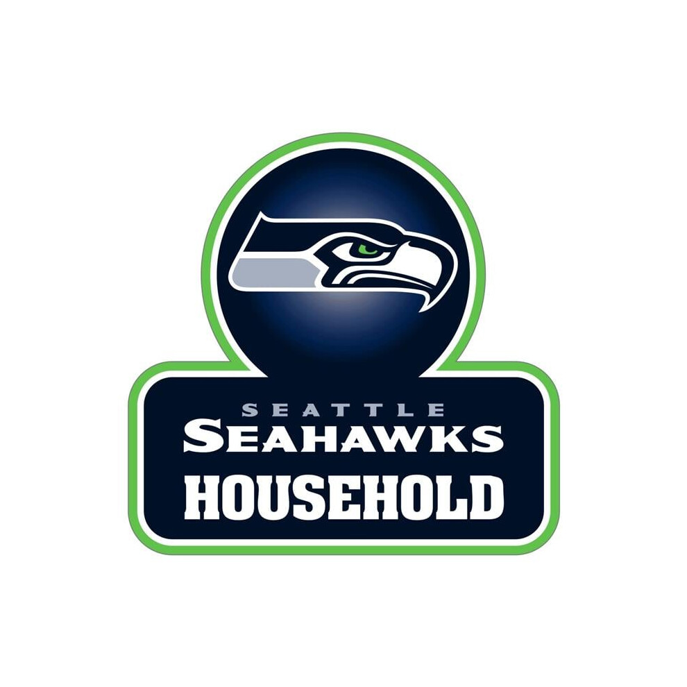 Siskiyou Sports Fhhd155 Nfl Seattle Seahawks Household Auto Decal - One Size 754603349546