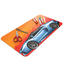 Uncommon Desks Kid's Desk Mat - for Schoolwork Arts & Crafts - Fun Computer & Mouse Pad Blotter - Washable Table Cover - Student School Orga