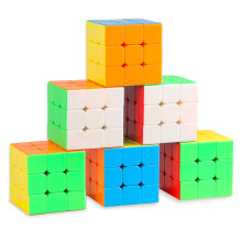 Ella Dream 6 pakiet zestaw kostki predkosci bez naklejek kostki latwy do gladkiego skretu profesjonalny 3x3x3 PRED CUBE Party Favors Puzzle Toys