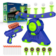 GMAOPHY Shooting Games Toy Gift for Age 5, 6, 7, 8, 9, 10+ Years Old Kids, Glow in The Dark Boy Toy Floating Ball Targets with Foam Dart Toy Blaster,