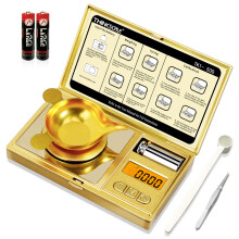 THINKSCALE 50g/0.001g Digitale Milligrammwaage, Gold-Mg-Waage mit 50g Kalibriergewicht
