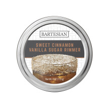 Bartesian Sweet Cinnamon Vanilla Sugar Cocktail Glass Rimmer - Dessert Cocktails Flavored Sweet Rimming Garnish for Bar Drink Glasses - Professional H