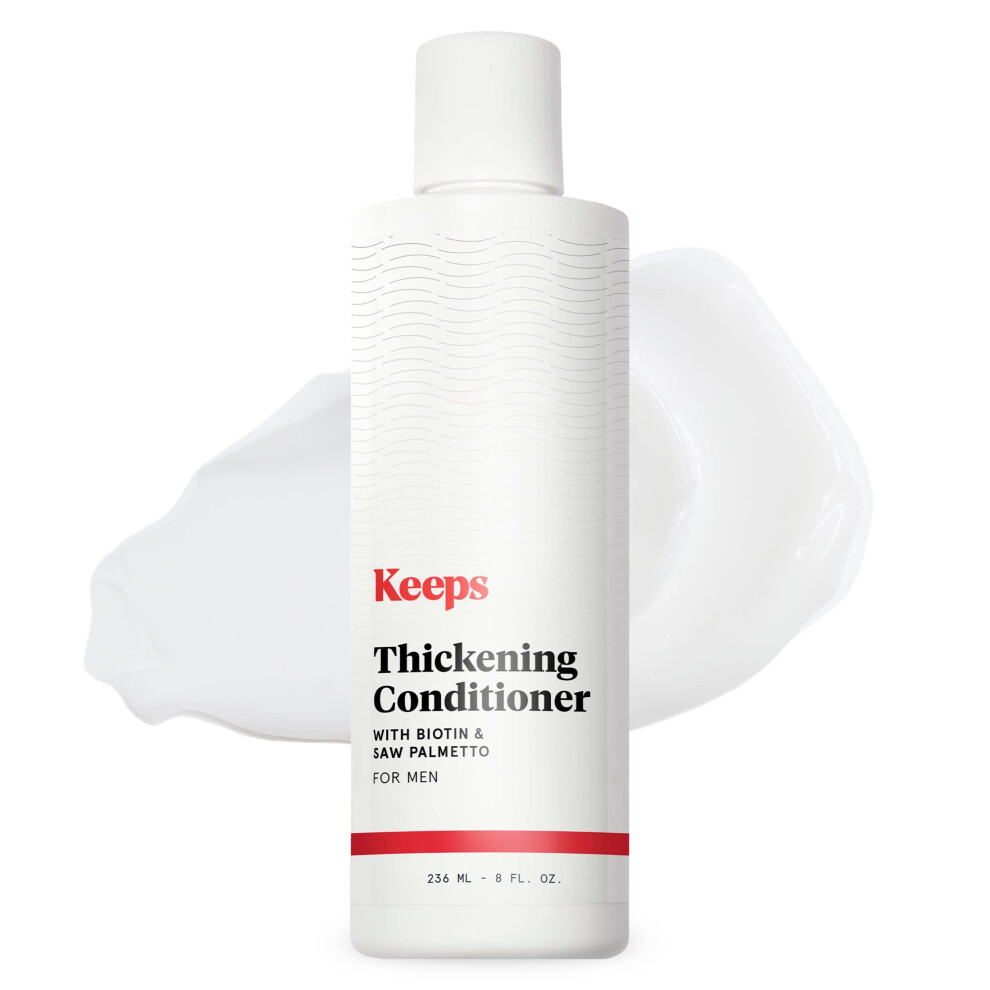 Keeps Hair Regrowth Treatment Mens Conditioner for Fuller  Thicker Looking Hair  8 oz - Thinning and Hair Growth Conditioner for Men - DHT B