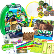 The Young Scientists Club Nature Adventure Pack by Horizon Group USA Nature Kit for Kids Includes Hands-On Guide 14+ Activities Reusable Backpack