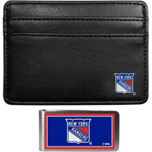 Siskiyou HWW105LMP 0.25 x 4 x 3 in. York Rangers Weekend Wallet & Color Money Clip, Black