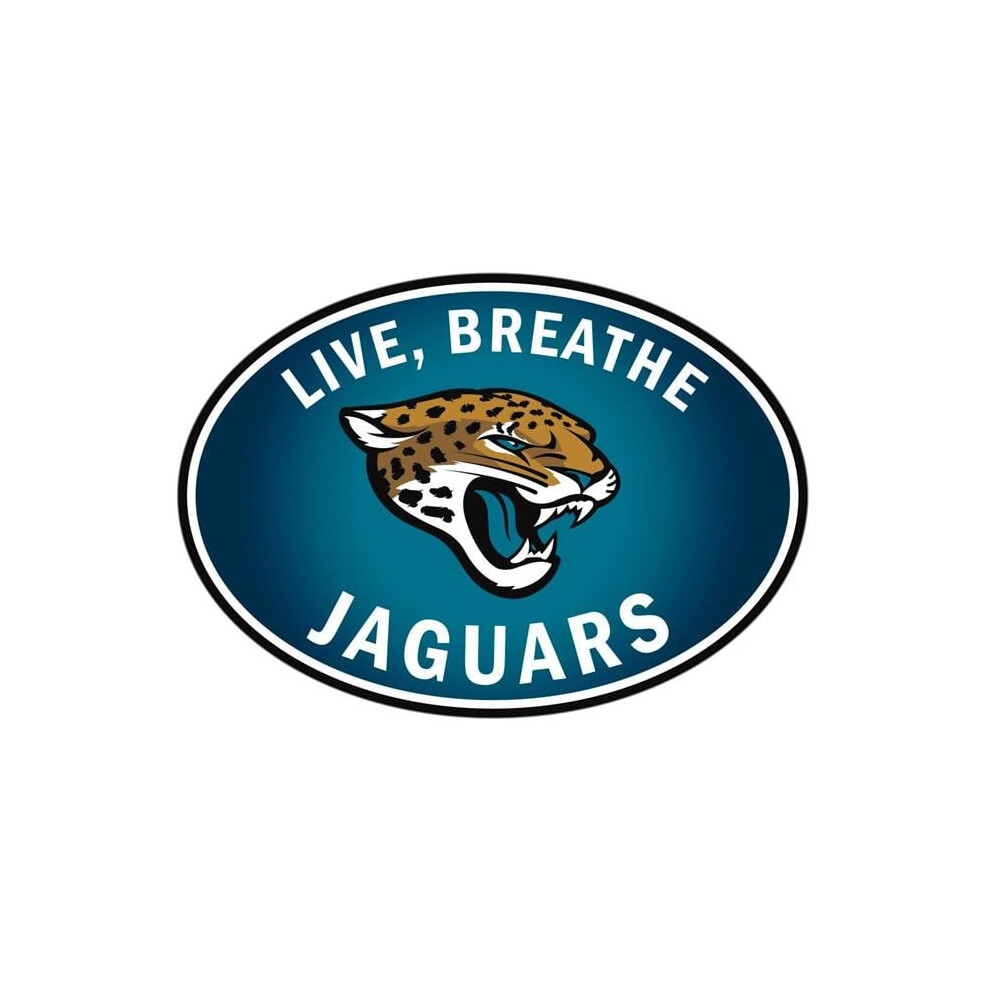 Siskiyou Sports Flbd175 Nfl Jacksonville Jaguars Live-Breath Auto Decal - One Size 754603679308