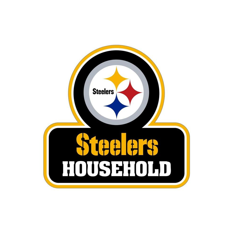 Siskiyou Sports Fhhd160 Nfl Pittsburgh Steelers Household Auto Decal - One Size 754603594380