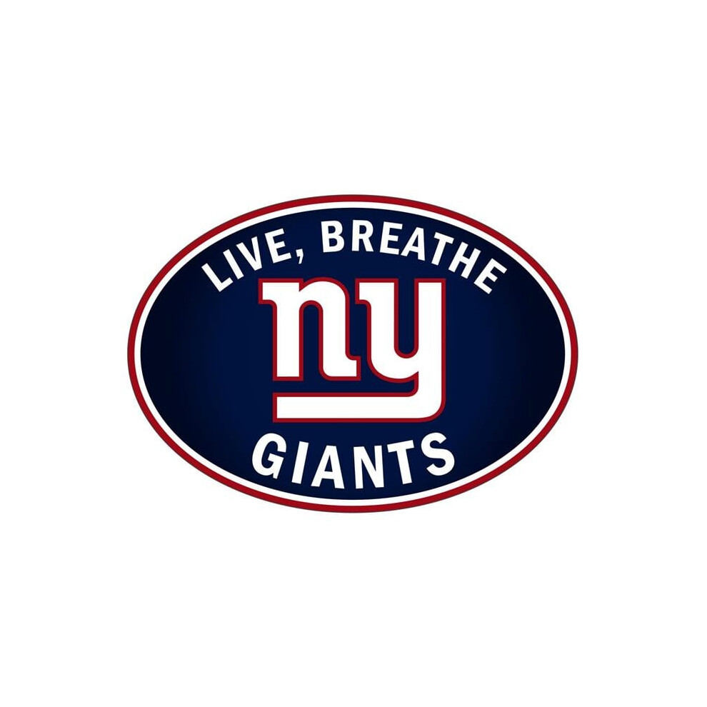 Siskiyou Sports Flbd090 Nfl York Giants Live-Breath Auto Decal - One Size 754603341342