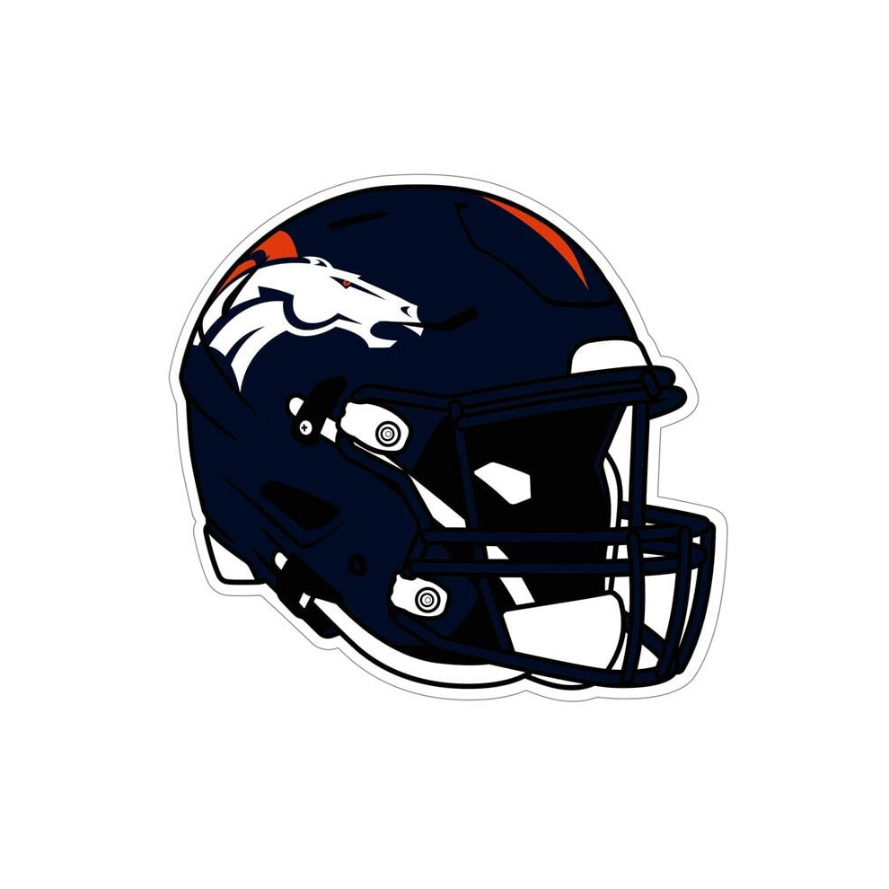 Siskiyou Sports Fhmd020 Nfl Denver Broncos Helmet Auto Decal - One Size 754603509483