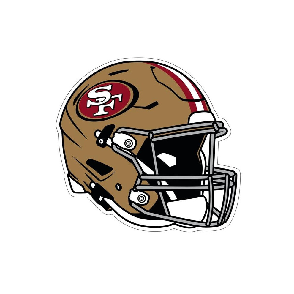 Siskiyou Sports Fhmd075 Nfl San Francisco 49Ers Helmet Auto Decal - One Size 754603509766