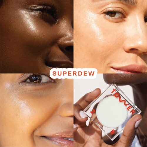 Tower 28 SuperDew Highlight Balm, Χωρίς Απόχρωση | Διαφανής, Λαμπερός Χαϊλάιτερ | Vegan 1