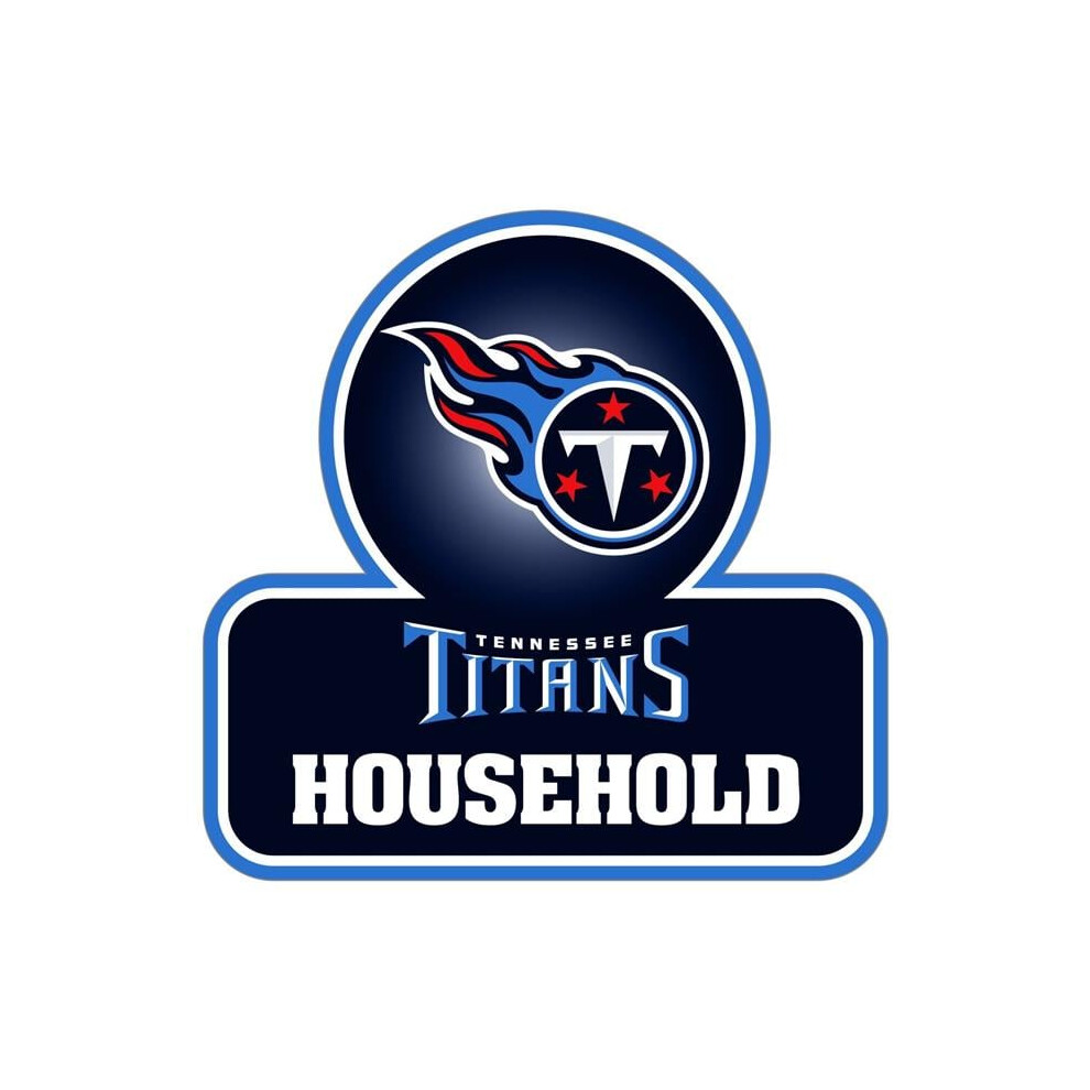 Siskiyou Sports Fhhd185 Nfl Tennessee Titans Household Auto Decal - One Size 754603949692