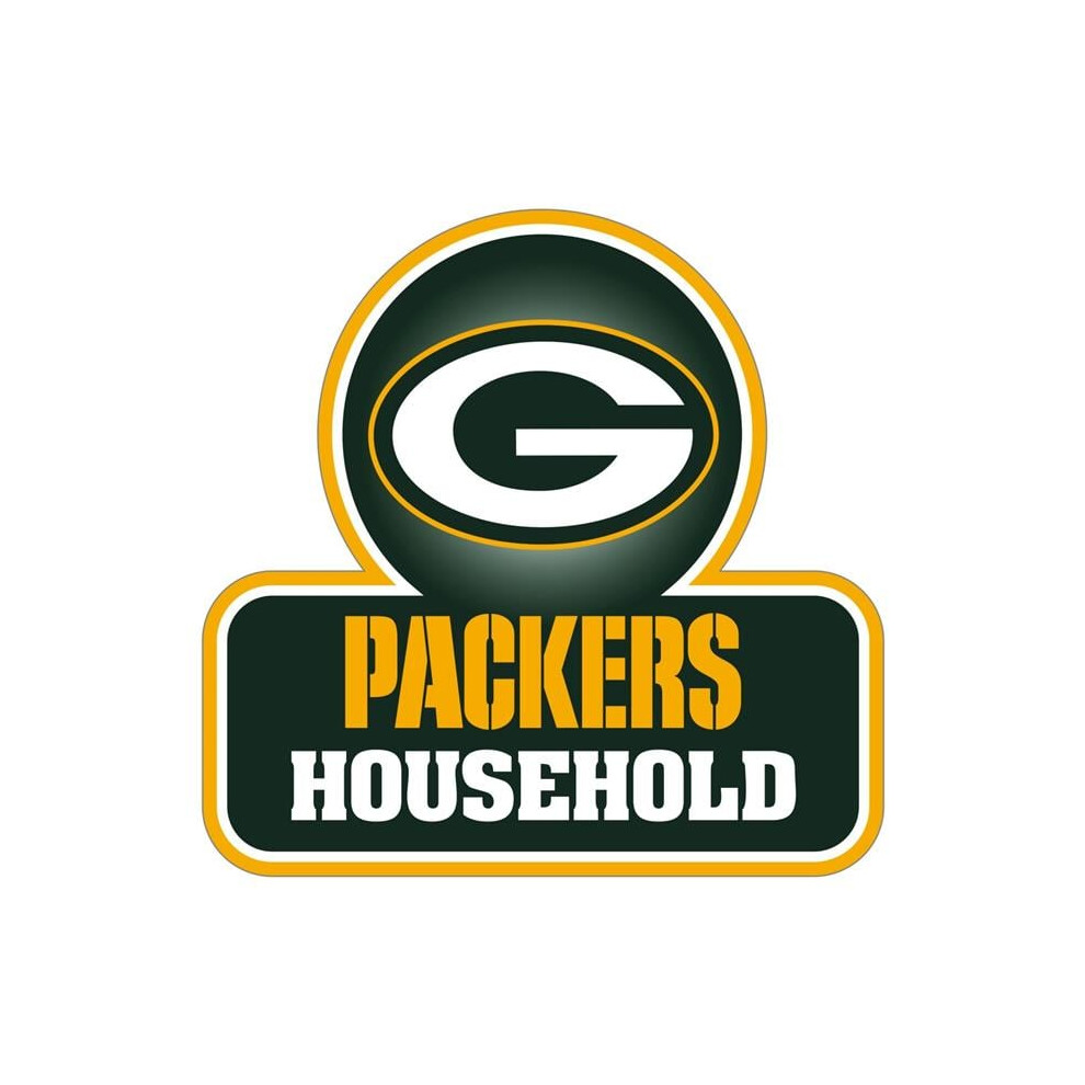 Siskiyou Sports Fhhd115 Nfl Bay Packers Household Auto Decal - One Size Green 754603440069