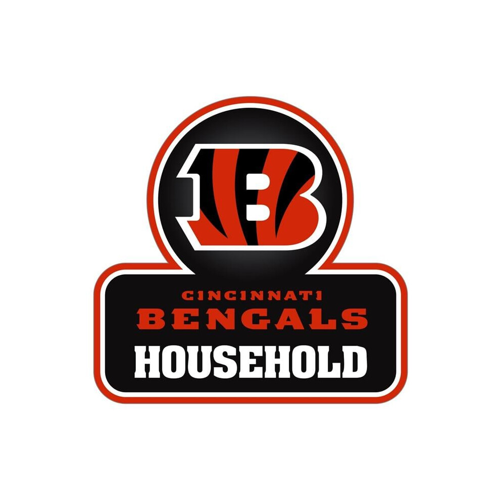 Siskiyou Sports Fhhd010 Nfl Cincinnati Bengals Household Auto Decal - One Size 754603445507