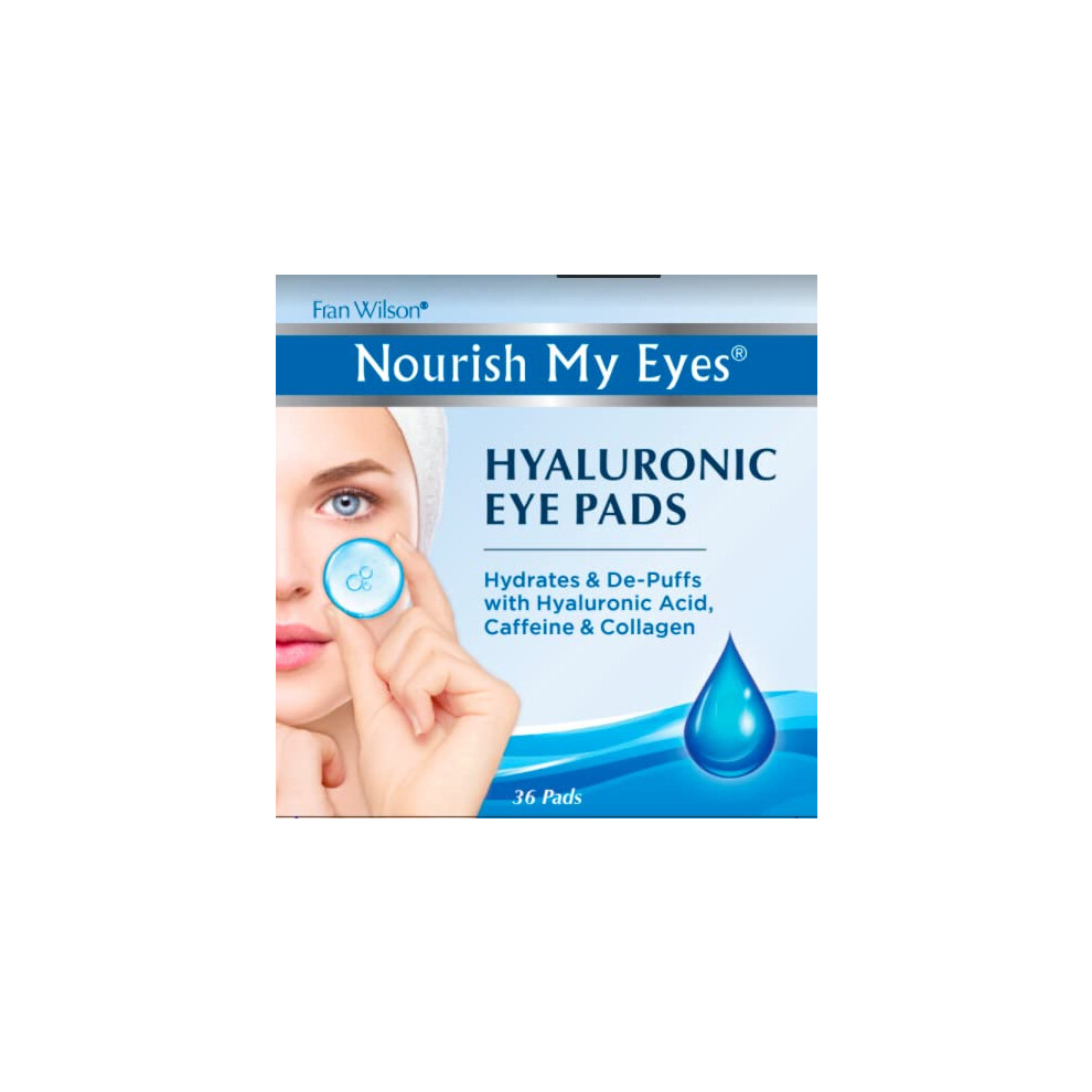 Fran Wilson Nourish My Eyes Eye Pads 36 Ea (Hyaluronic) At-Home Spa Treatment To Refresh And Decrease Puffiness Under The Eyes Revitalize Your Eyes: E