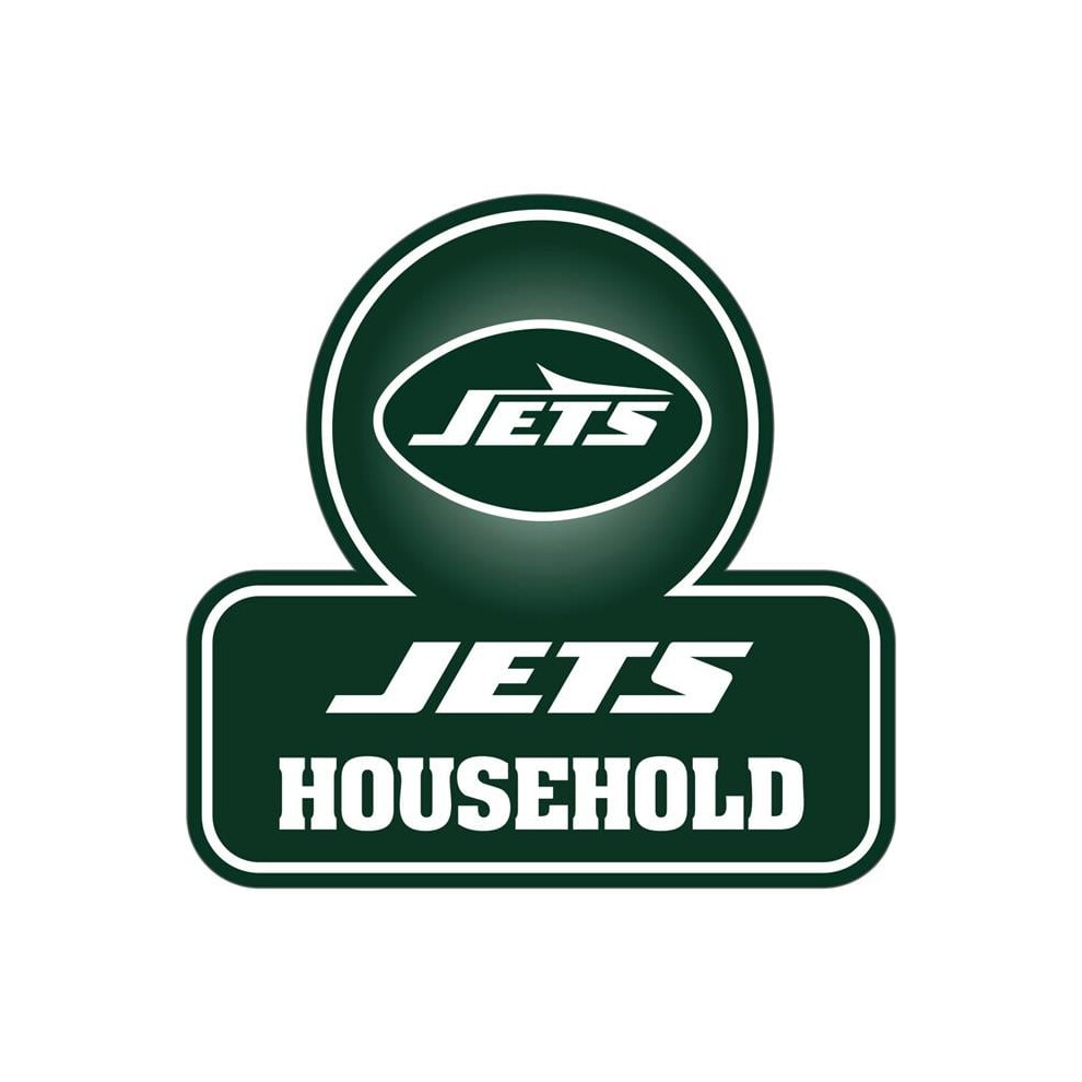 Siskiyou Sports Fhhd100 Nfl York Jets Household Auto Decal - One Size 754603153303