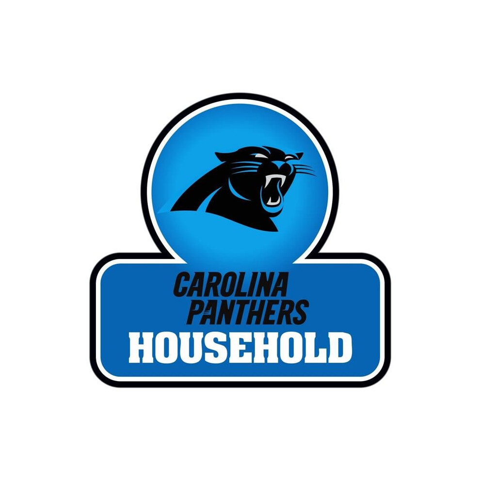 Siskiyou Sports Fhhd170 Nfl Carolina Panthers Household Auto Decal - One Size 754603445552