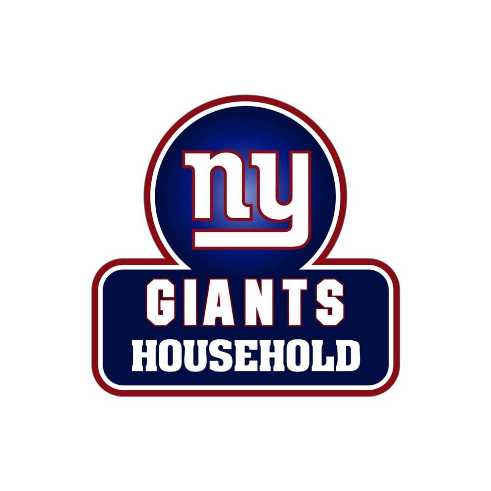 Siskiyou Sports Fhhd090 Nfl York Giants Household Auto Decal - One Size 754603594434
