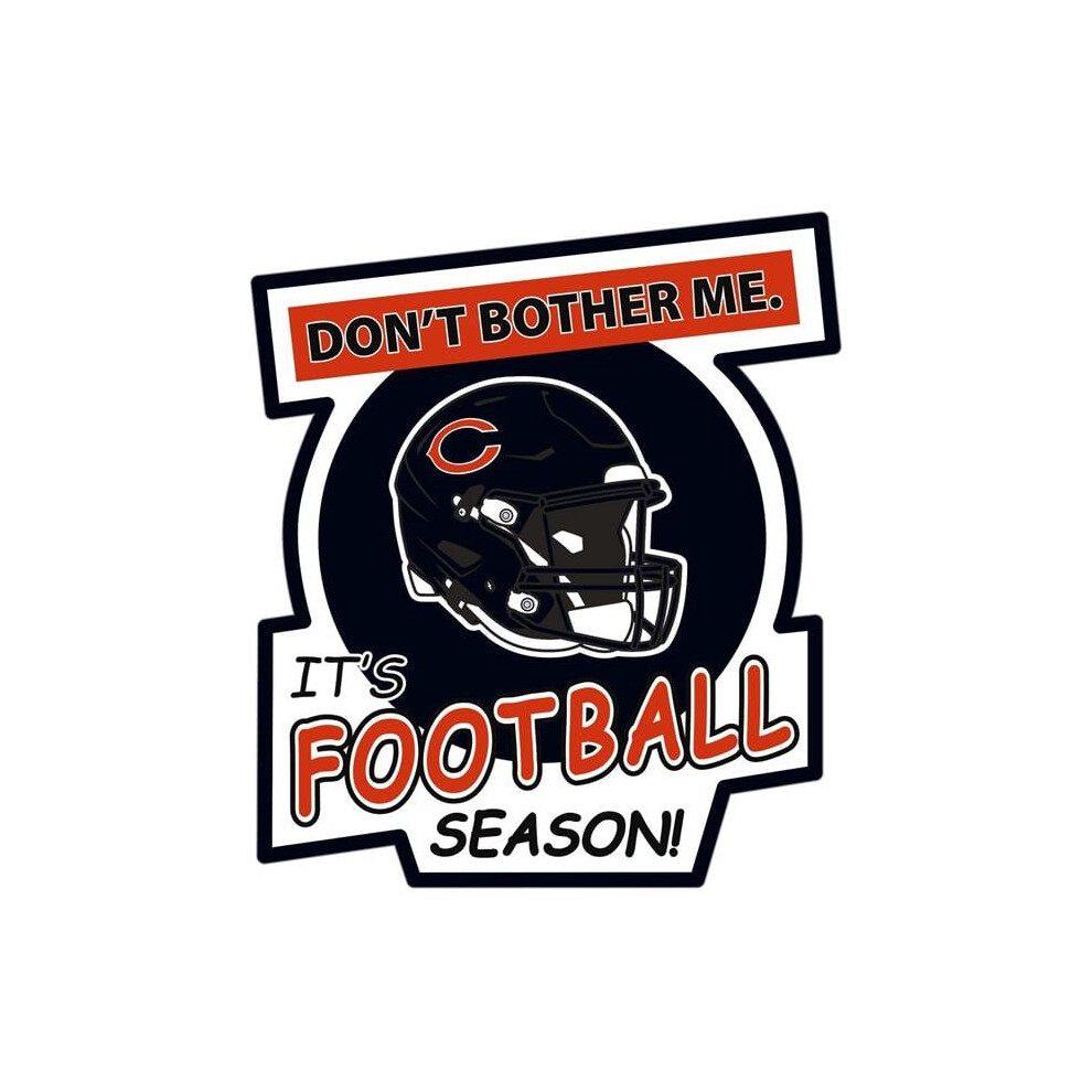 Siskiyou Sports Fdbd005 Unisex Nfl Chicago Bears Do Not Bother Me Auto Decal 754603204425