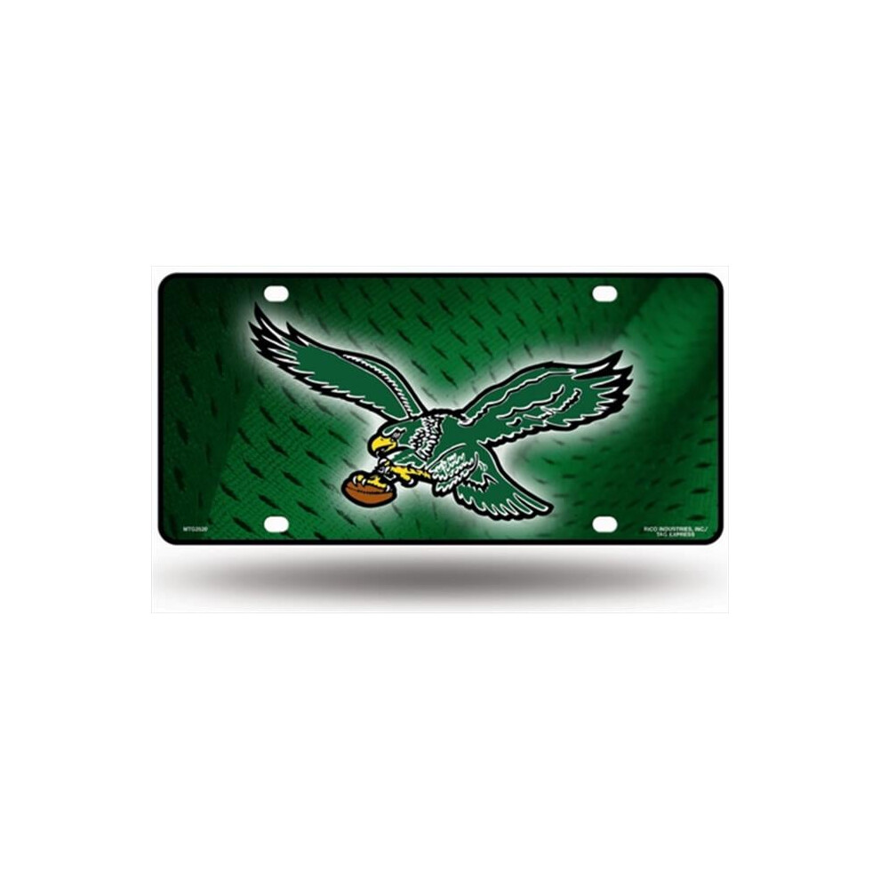 Rico Nfl Philadelphia Eagles Retro Metal License Plate Tag 094746454326