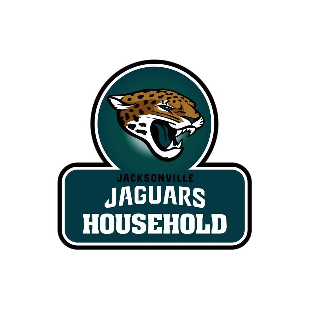 Siskiyou Sports Fhhd175 Nfl Jacksonville Jaguars Household Auto Decal - One Size 754603443268