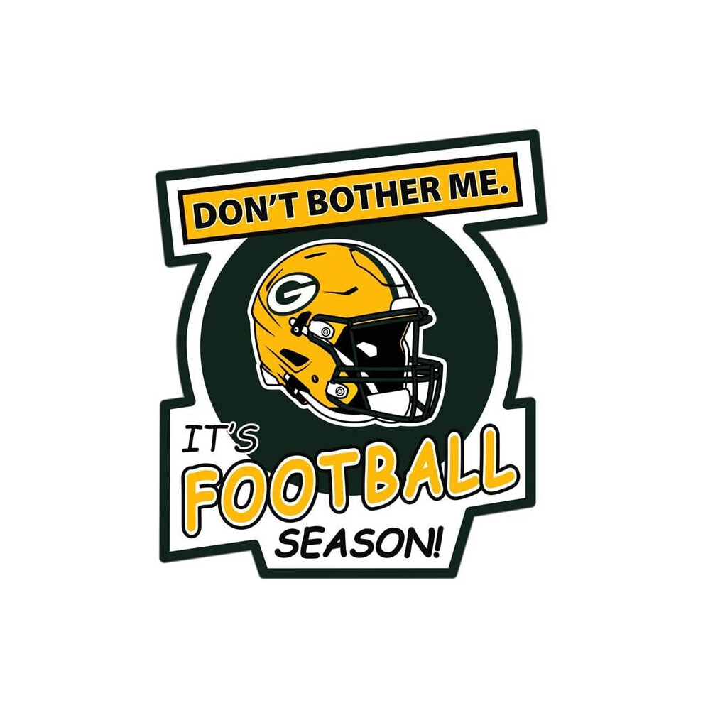 Siskiyou Sports Fdbd115 Unisex Nfl Bay Packers Do Not Bother Me Auto Decal Green 754603204623