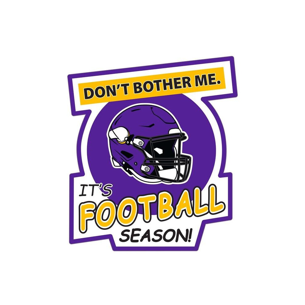 Siskiyou Sports Fdbd165 Unisex Nfl Minnesota Vikings Do Not Bother Me Auto Decal 754603204524