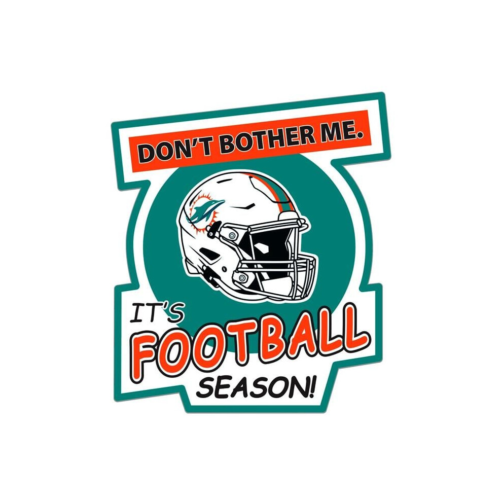 Siskiyou Sports Fdbd060 Unisex Nfl Miami Dolphins Do Not Bother Me Auto Decal 754603204593