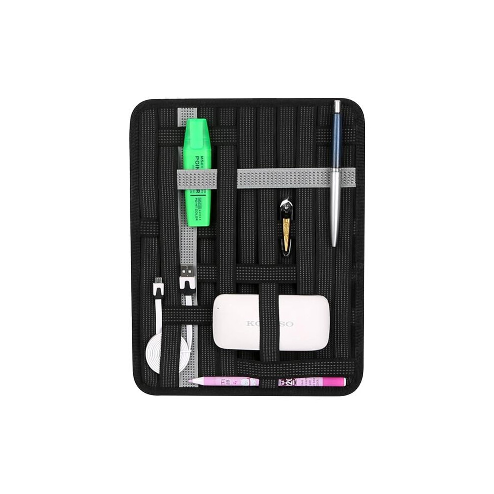 Fresh Fab Finds FFF-GPCT550 Elastic Organizer Board, Black - Unisex-image-OPC-PGCDMR9-NEW