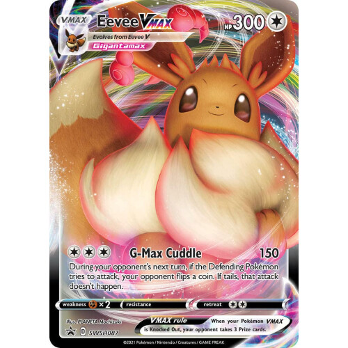 Pokémon Eevee Vmax - SWSH087 - SWSH Black Star Promo