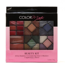 Excell Brands 41022858 Prepack Beauty Kit Eye Shadow - 20 Piece per Lip Gloss - 6 Piece per Blush - 2 Piece