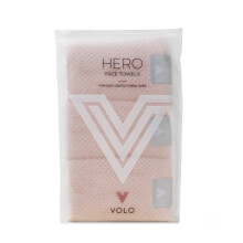 Rucnk na oblicej VOLO Hero Cloud Pink | Opakovane pouiteln uterky na oblicej | Odstranovac make-upu a nky po sprchovn | Ultra mekk sav jemn