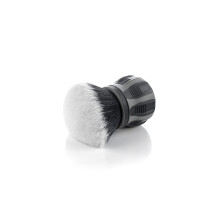 Detail Factory - Escova Curveball XL Sintética - Cerdas Ultra Macias, Inclui Suporte, Áreas Grandes - Cinza