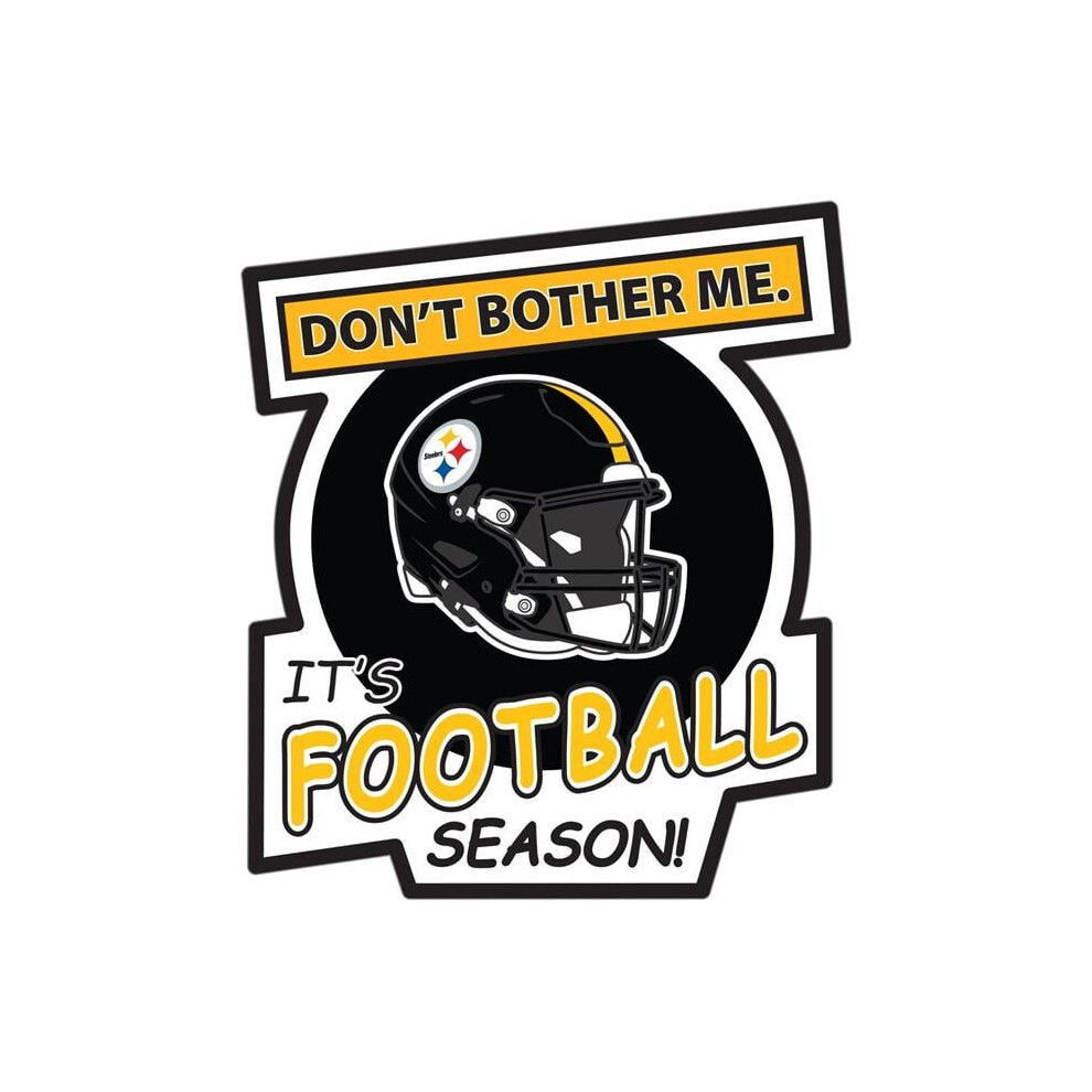 Siskiyou Sports Fdbd160 Unisex Nfl Pittsburgh Steelers Do Not Bother Me Auto Decal 754603204456