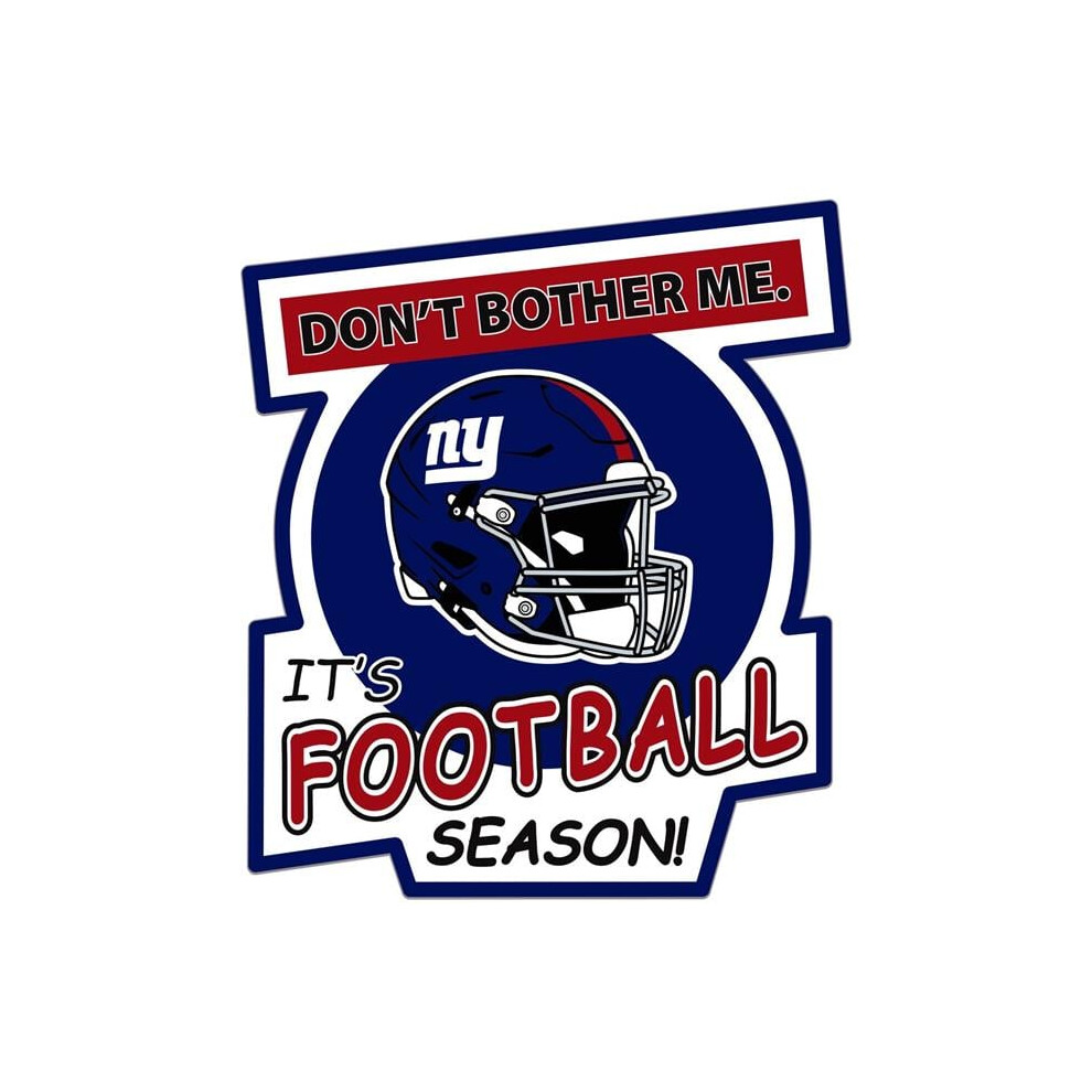 Siskiyou Sports Fdbd090 Unisex Nfl York Giants Do Not Bother Me Auto Decal 754603204616