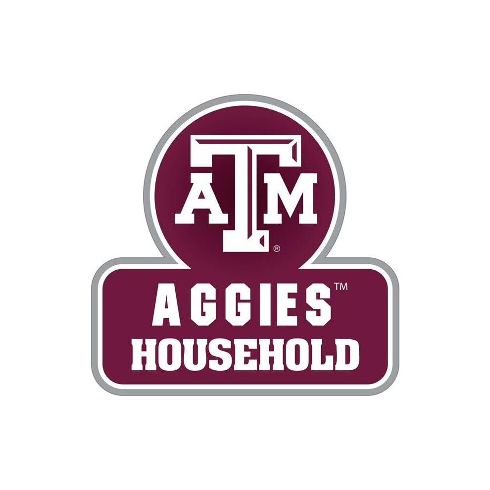 Siskiyou Sports Chhd26 Unisex Ncaa Texas A & M Aggies Household Auto Decal 754603509261
