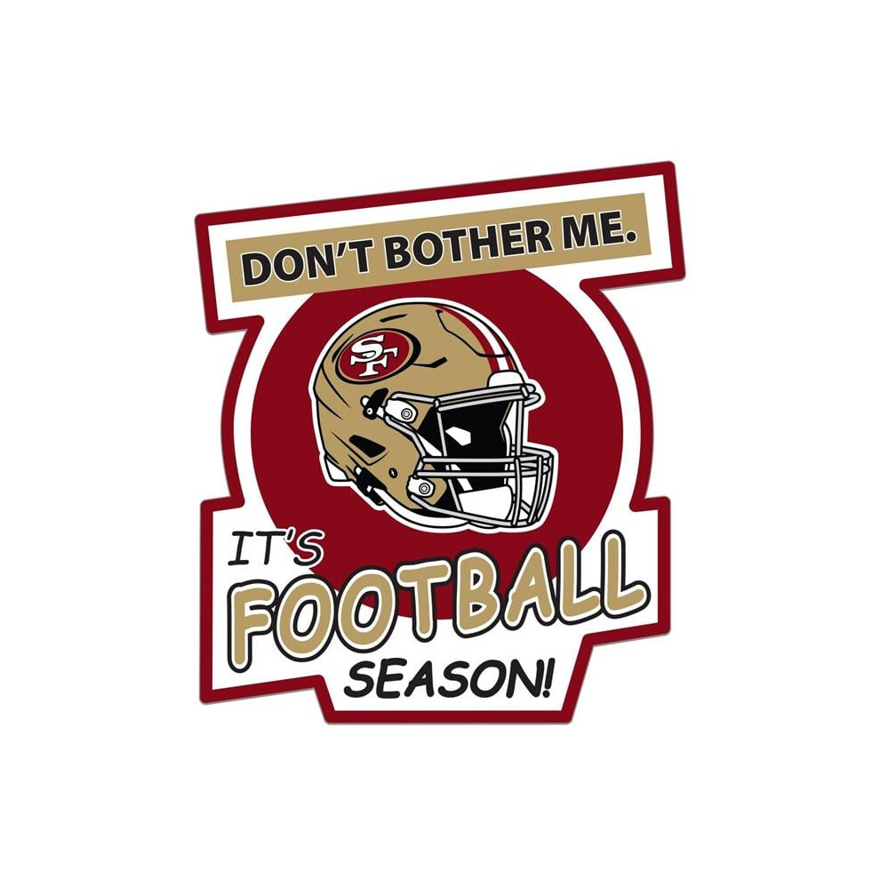Photos - Other Electrical Equipment Siskiyou Sports FDBD075 Unisex NFL San Francisco 49ers Do Not Bother Me Auto Decal